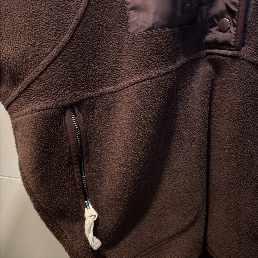 Thread & Supply Chocolate Fleece Jacket - Picture 4 of 5